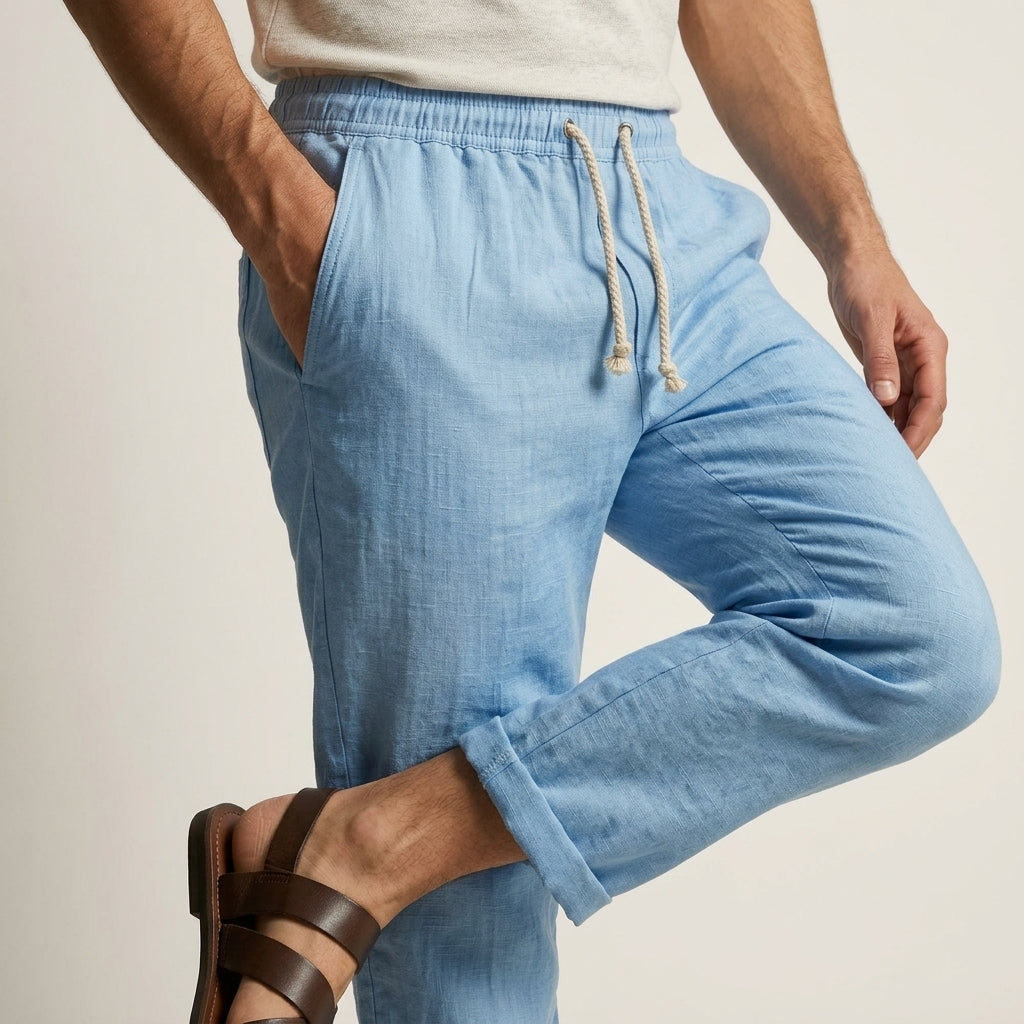 Hose Damen Relaxed Fit Freizeit Sommer