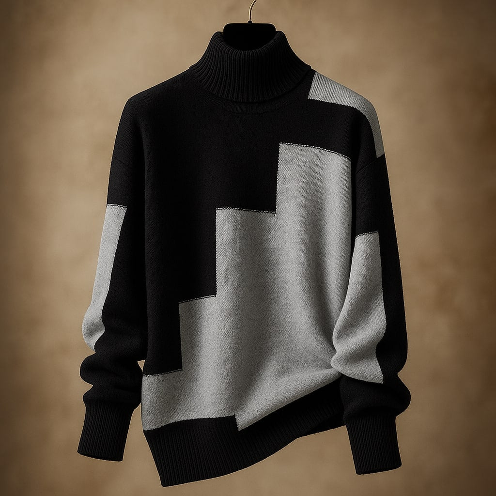 Damen Rollkragenpullover Relaxed Fit Freizeit Winter
