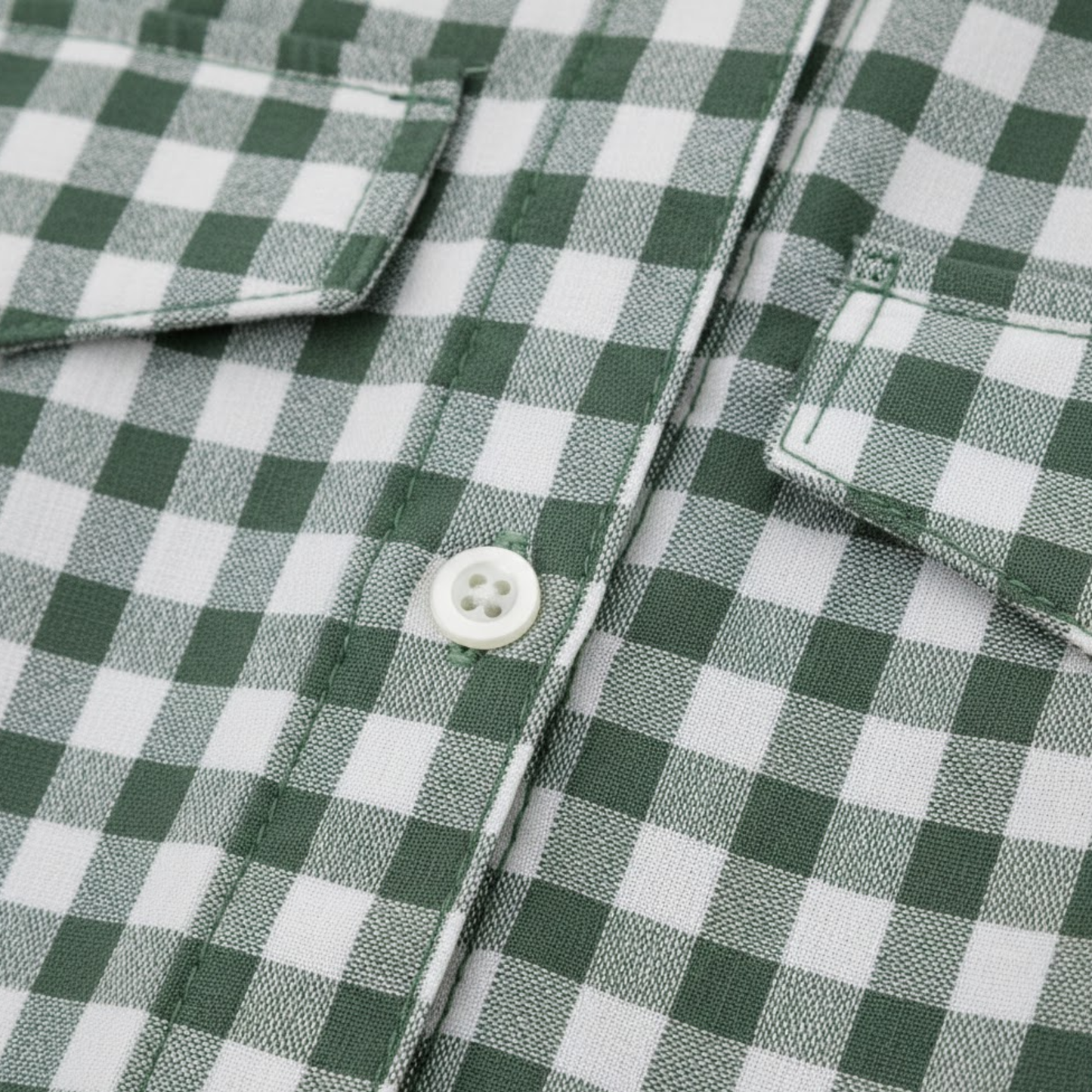 Kleid Damen Regular Fit Casual Karomuster Kurzarm