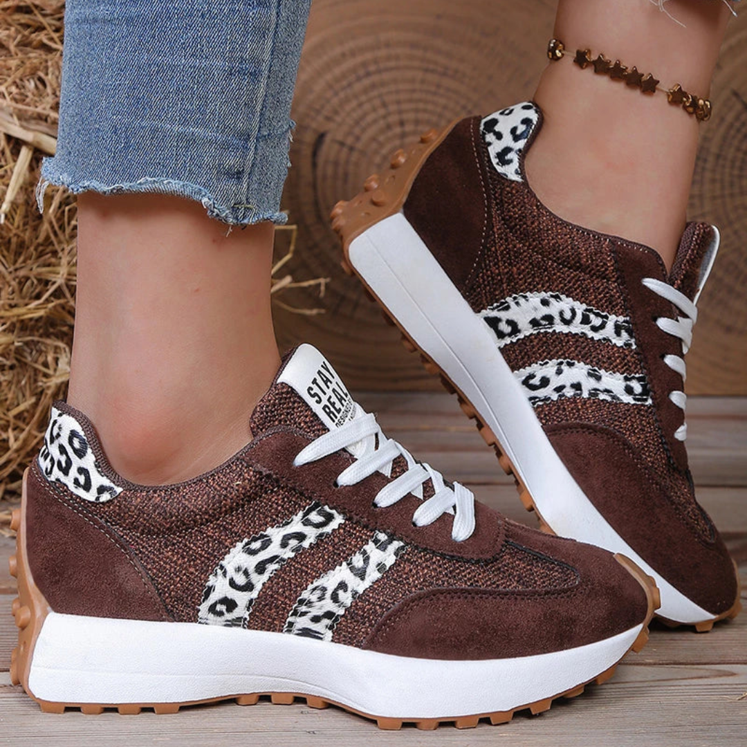 Damen Sneaker Sportlich Komfort Freizeit Leicht