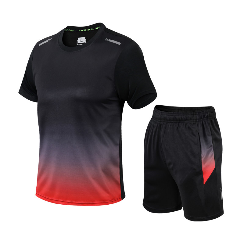 Activewear Set Herren Slim Fit Sport Freizeit schnelltrocknend