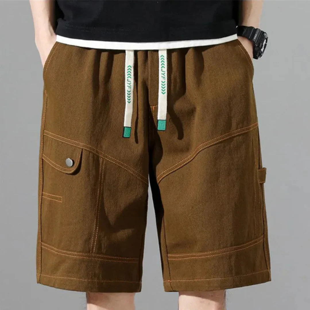 Cargo Shorts für Herren im lässigen Stil mit verstellbarem Bund