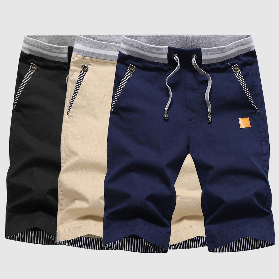 Herren Shorts für den Sommer mit elastischem Bund und Seitentaschen