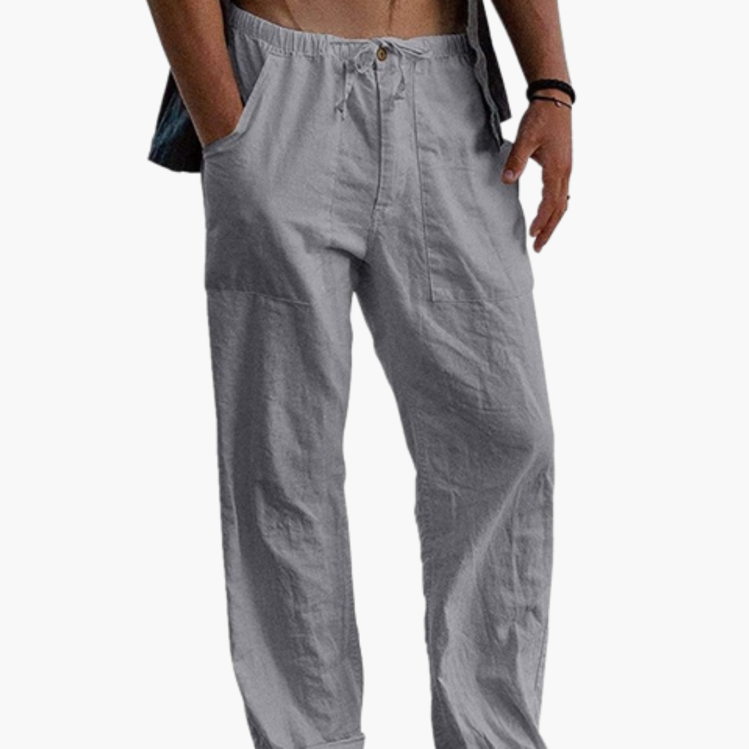 Freizeithose für Herren | Bequeme Relaxed-Fit-Hose mit Elastischem Bund | Vielseitig für Lässigen Komfort 12