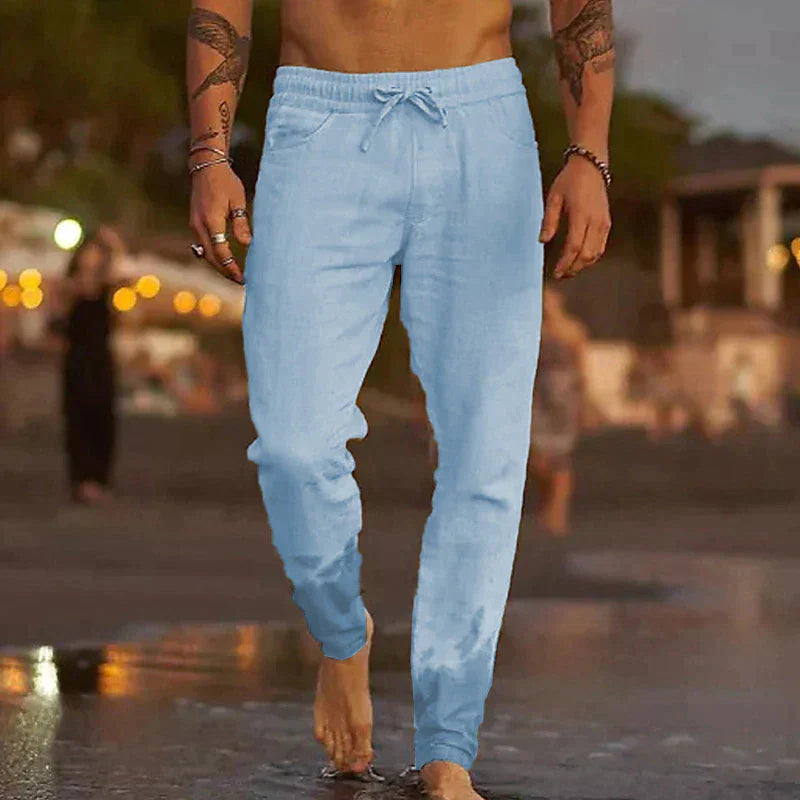 Herren Leichte Hose mit Bequemer Passform I Ideal für den Frühling und Sommer
