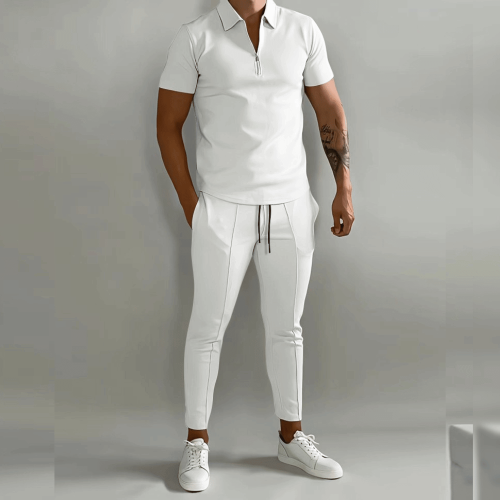 Herren Poloshirt mit Reißverschluss | Bequeme Freizeitmode für Stil und Komfort 4
