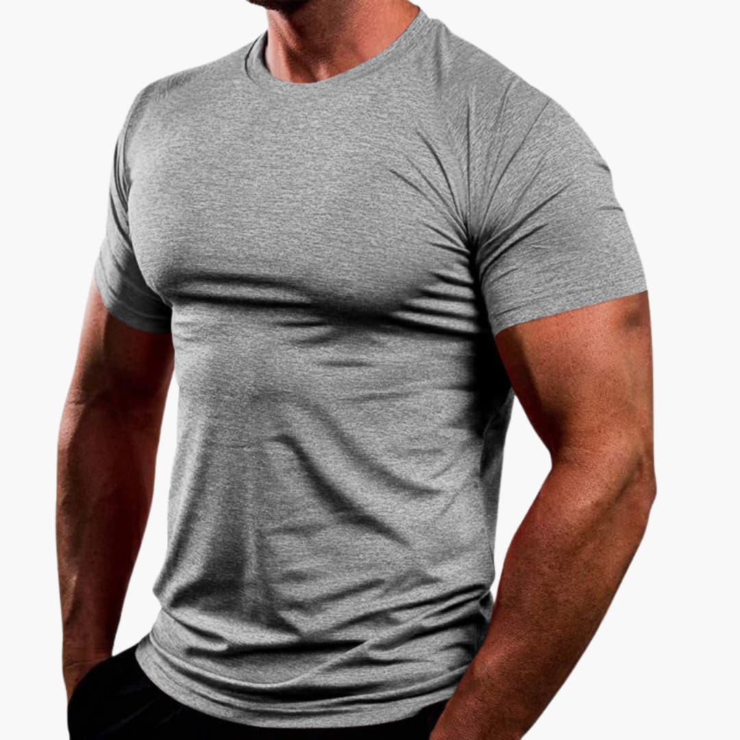 Herren T-Shirt Rundhalsausschnitt Kurzarm Lässig Alltag Casual 4