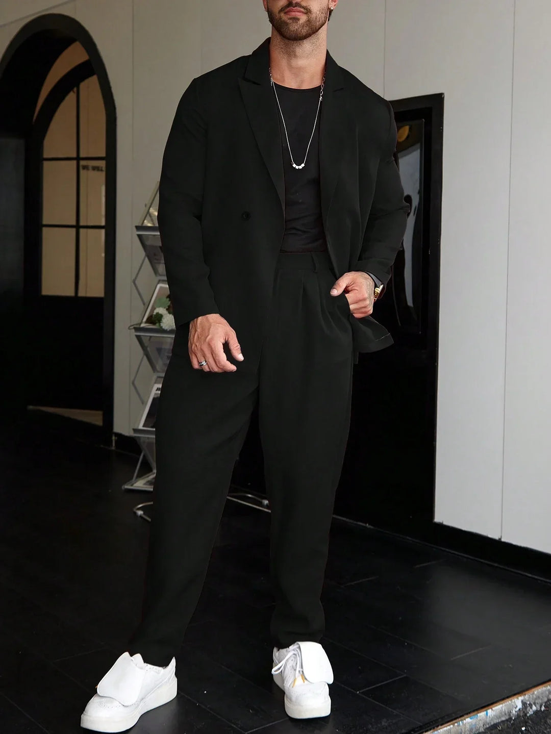 Herrenanzug Set für formelle Anlässe | Blazer und Bundfaltenhose