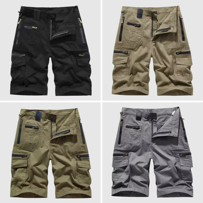 Cargo Shorts für Herren im taktischen Stil mit flexibler Passform