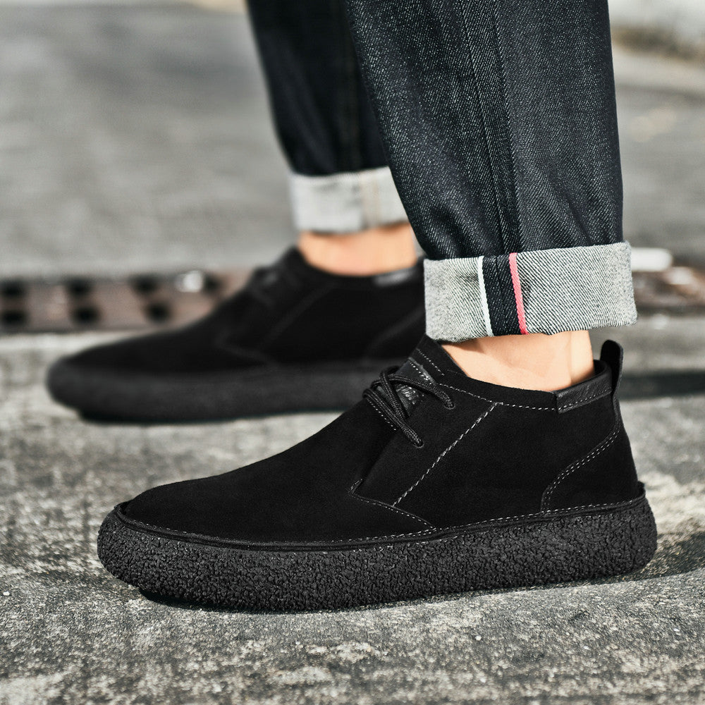 Herren Chukka Stiefeletten Regular Fit Freizeit mit strukturierter Sohle