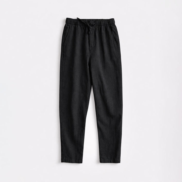Tapered Freizeit-Hose für Herren mit Kordelzugbund und Seitentaschen