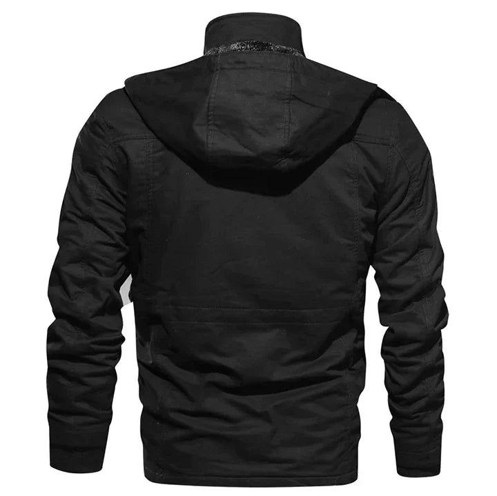Rupert | Herren Fleecegefütterte Kapuzenfeldjacke