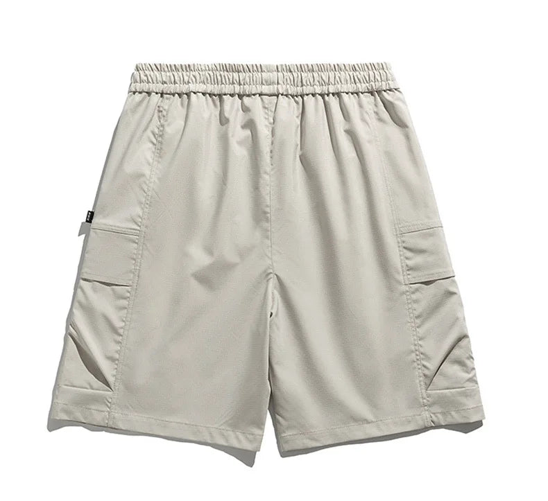 Cargo-Shorts Herren Regular Fit Freizeit Sommer