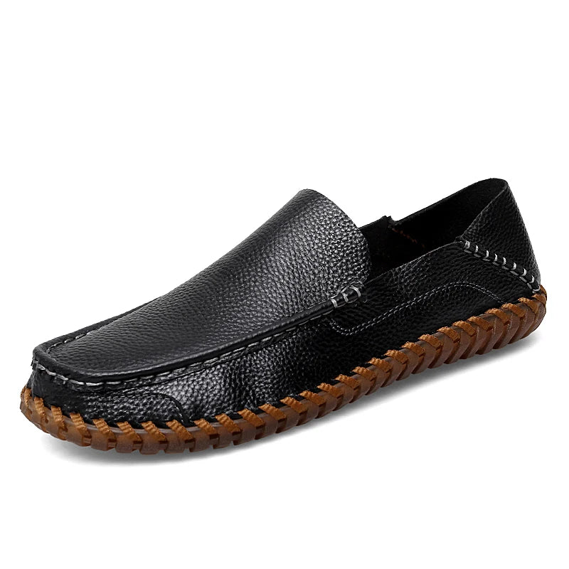 Elegante Leder-Loafer für Herren – Atmungsaktive und rutschfeste Alltagsschuhe