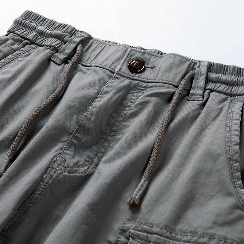 Cargo-Shorts Herren Regular Fit Freizeit Sommer
