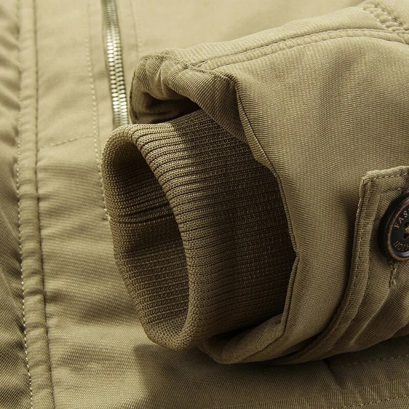 Herren Winterparka Fleecegefüttert Regular Fit Freizeit