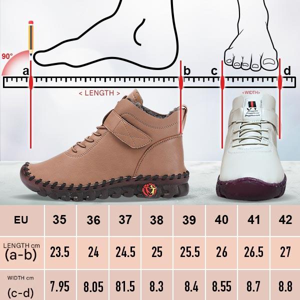 Hohe Damenschuhe Warm Gefüttert Winter Rutschfest