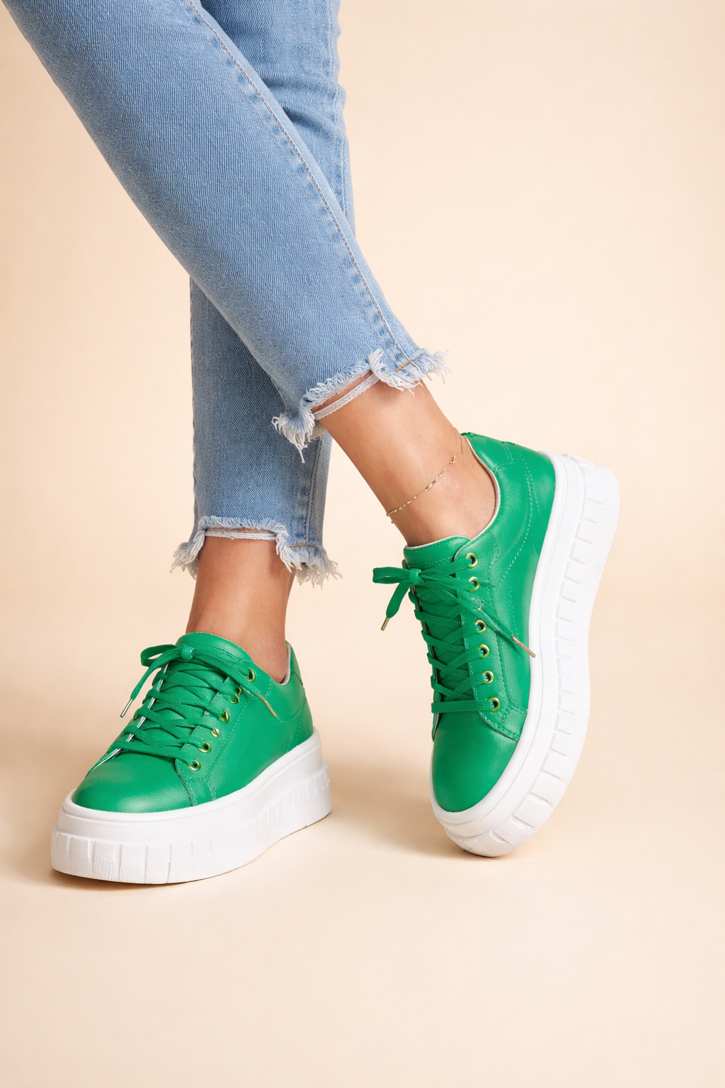Sneaker Damen Plateau Bequem Alltag & Freizeit