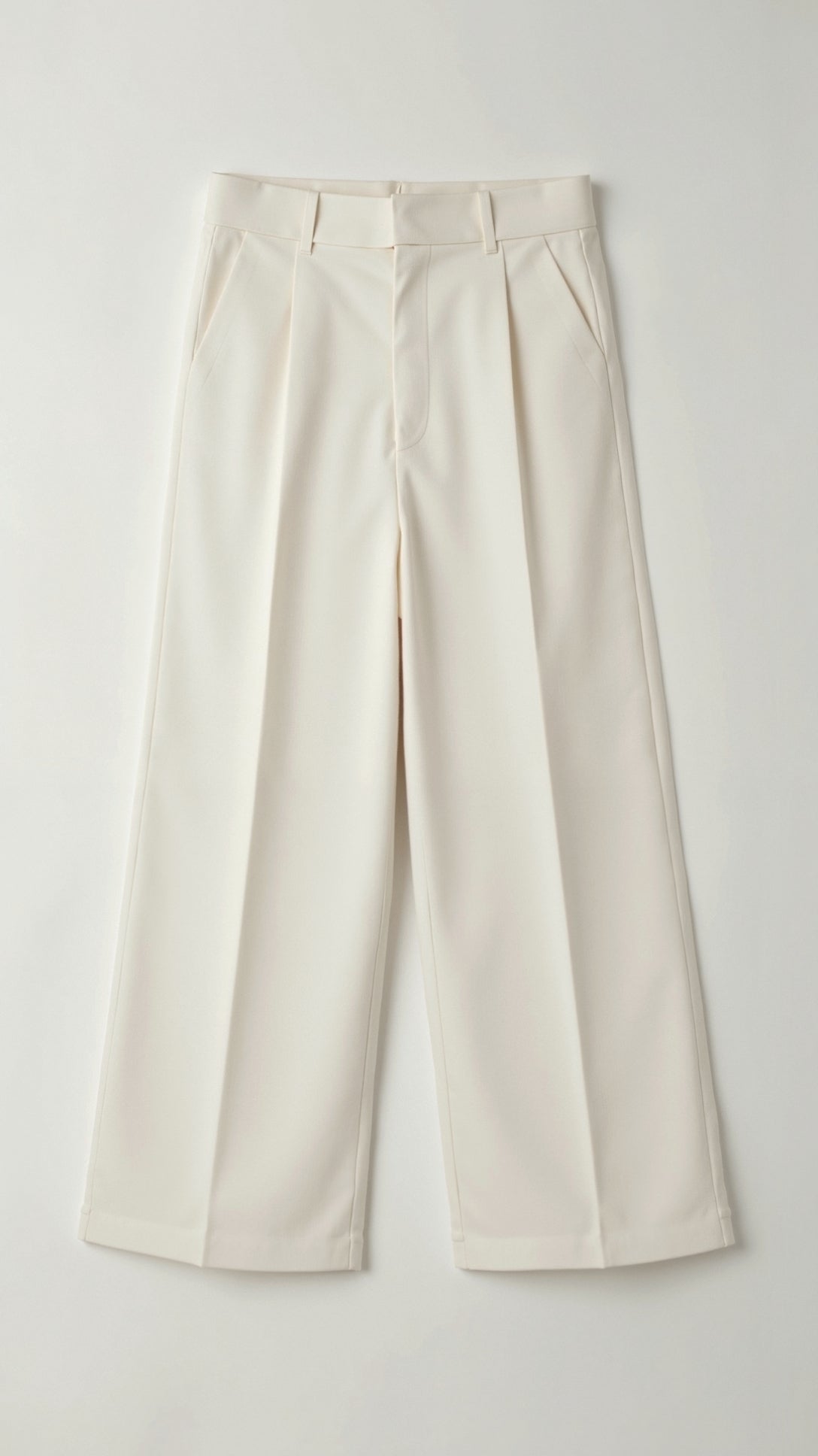 Damenweite Beinformhose Hohe Taille Smart Casual