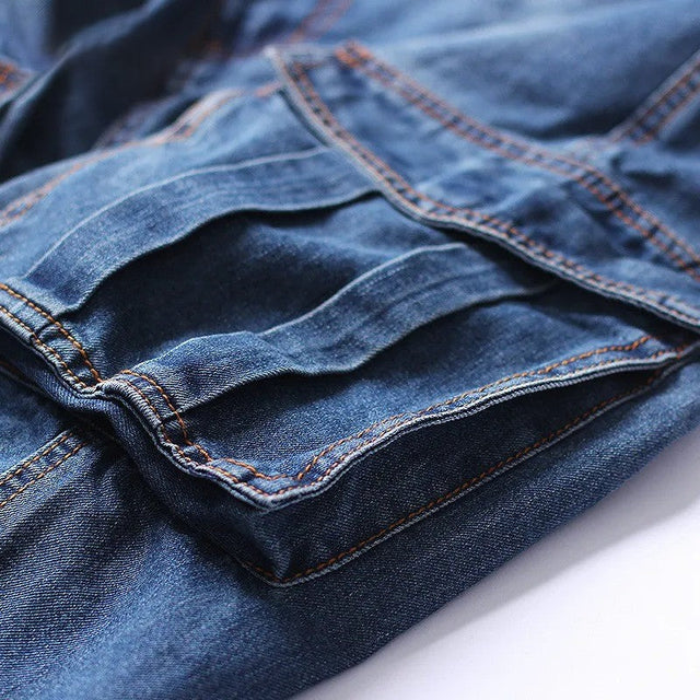 Cargo-Shorts Herren Relaxed Fit Freizeit
