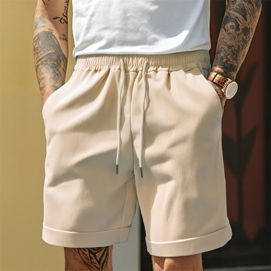 Herren Pull-On Shorts Relaxed Fit Casual