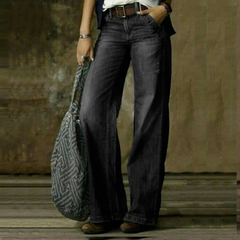 Damen Jeans Regular Fit Freizeit zeitlos elegant