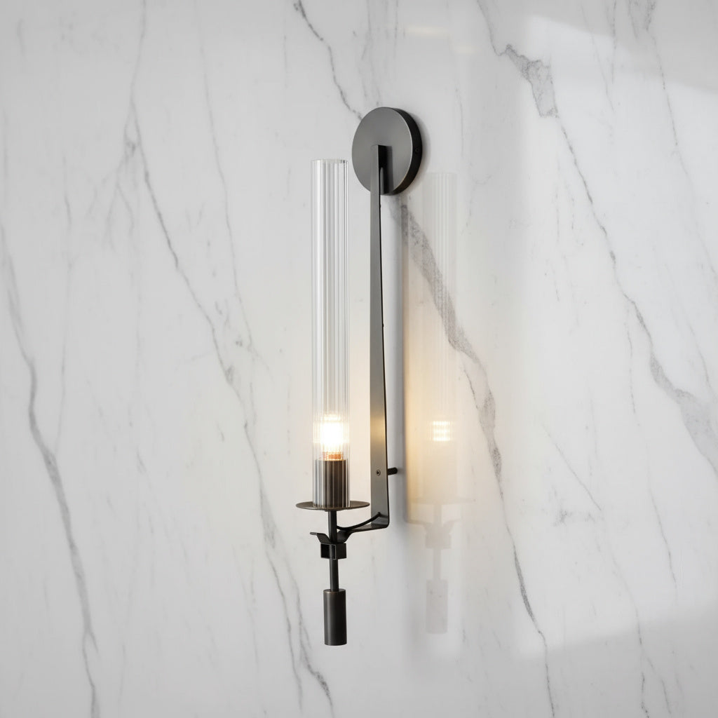 Wandleuchte Modern Gold Wohnzimmer Minimalistisch Ambientelicht