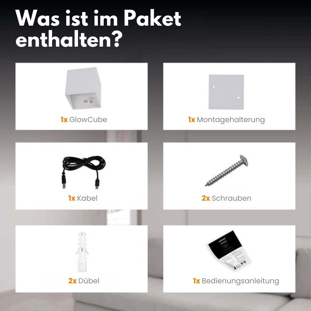 Kabellose LED Wandleuchte Minimalistisch für Innen und Außenbereich