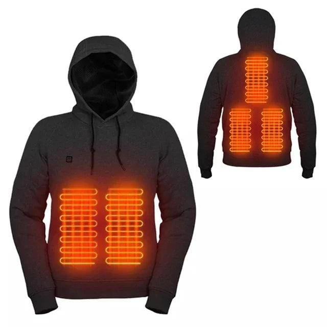 Hoodie Herren & Damen Beheizbar I Thermo Outdoor Freizeit