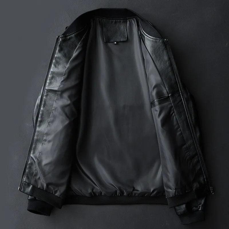 Herrenjacke Regular Fit mit Stehkragen und Reißverschlusstaschen Freizeit