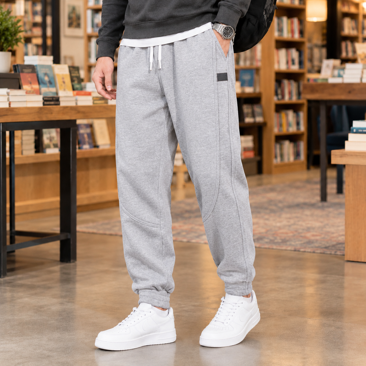 Simon - Herren Jogginghose Relaxed Fit Freizeit Bequem