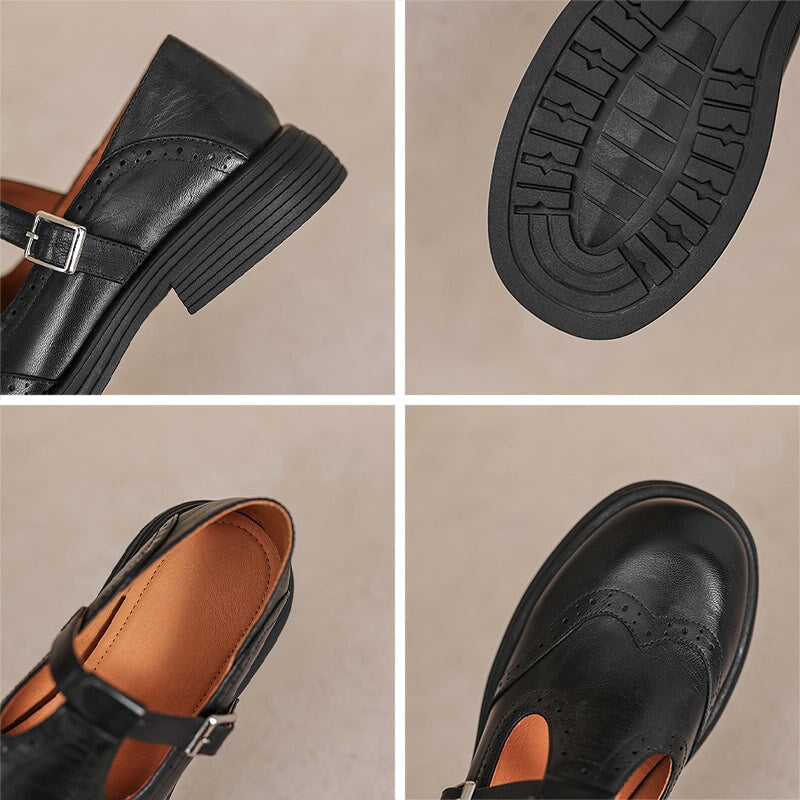 Damen Mary Jane Ballerinas Klassisch Freizeit Komfort