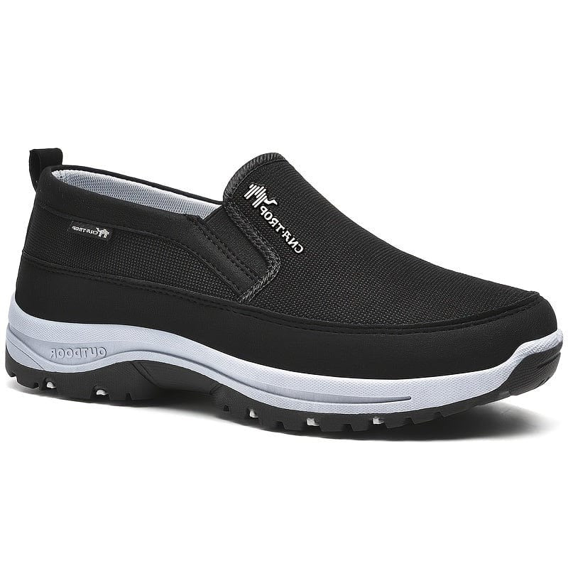 Herren Slip-On Canvas Schuhe mit elastischen Einsätzen Freizeit