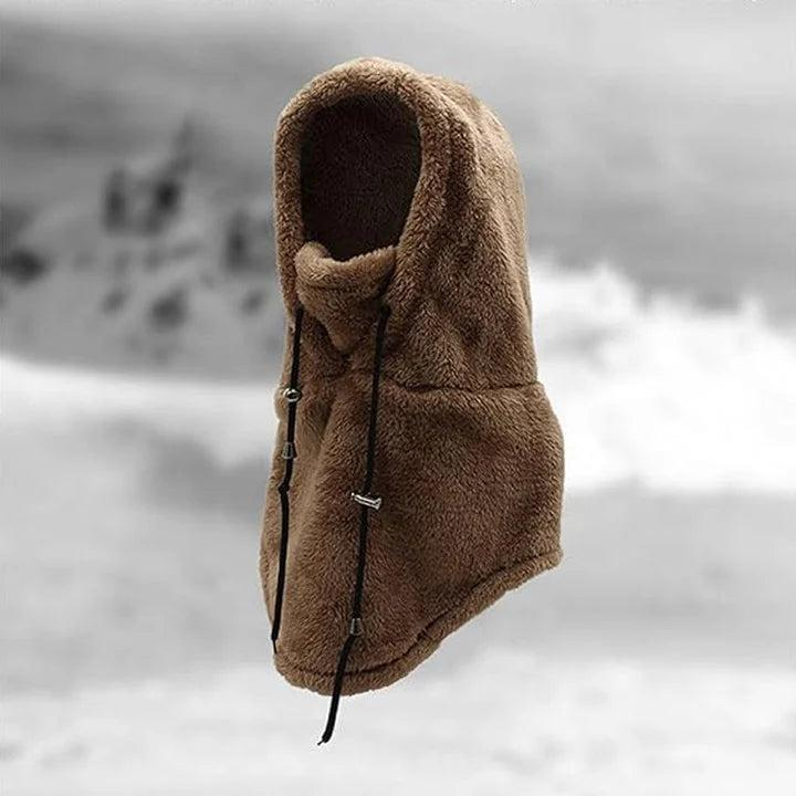 Unisex Kapuzen-Schlauchschal Freizeit mit verstellbarem Kordelzug
