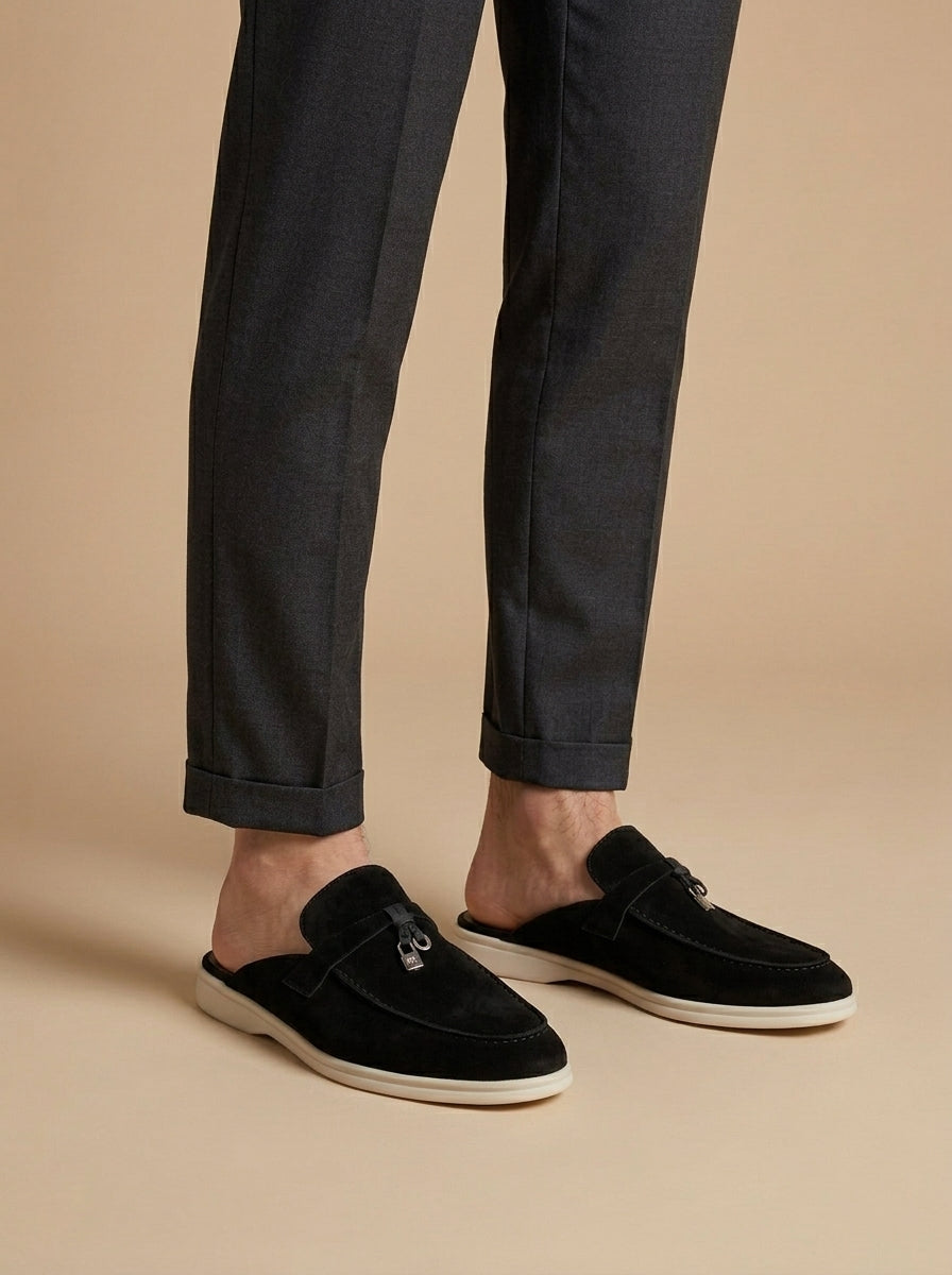 Herren Wildleder Mules Regular Fit Freizeit Sommer