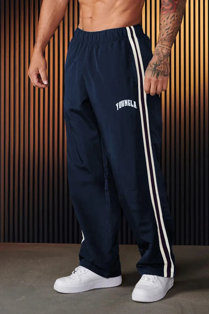 Herren Sporthose Slim Fit Freizeit mit seitlichen Streifen