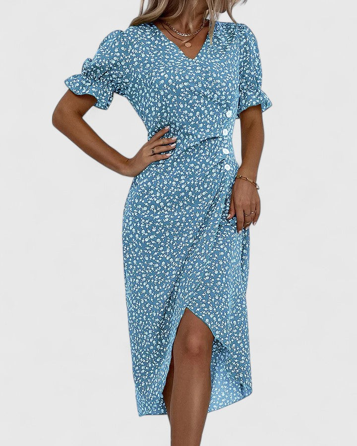 Damen Sommerkleid Regular Fit Freizeit bequem luftig