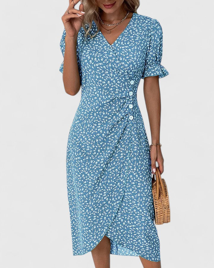 Damen Sommerkleid Regular Fit Freizeit bequem luftig