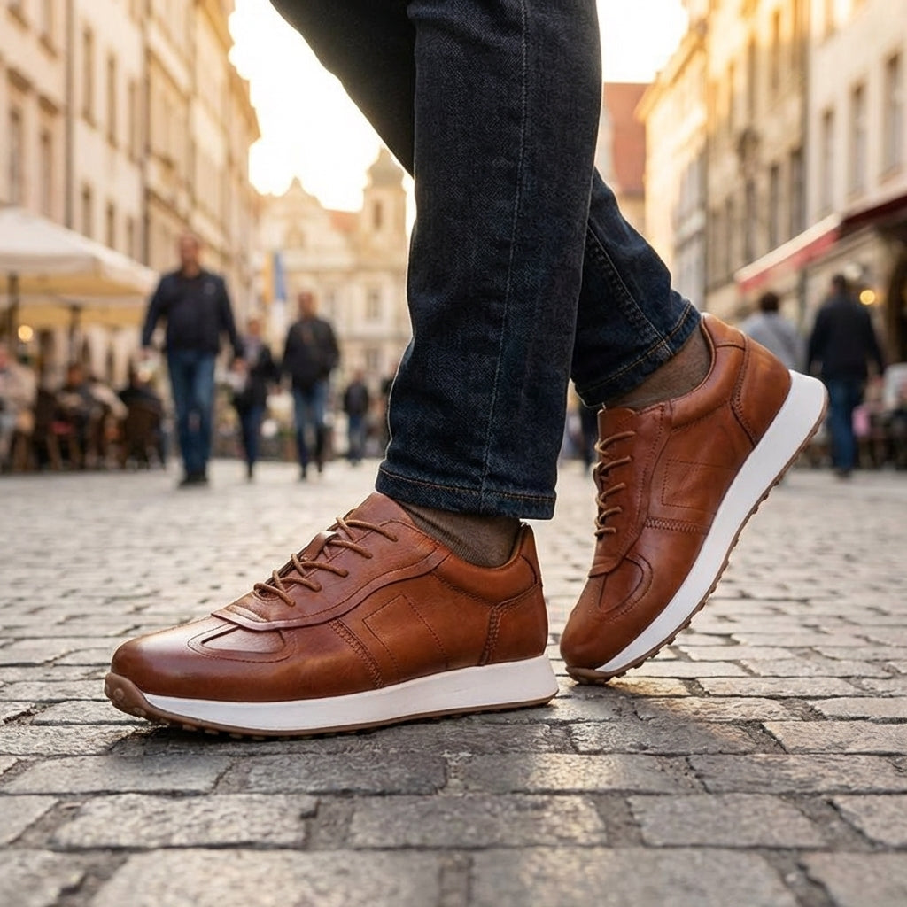 Sneaker Herren Regular Fit Freizeit Elegant