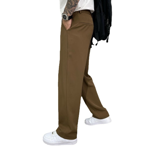 Wide-Leg Hose Herren Relaxed Fit Casual Business