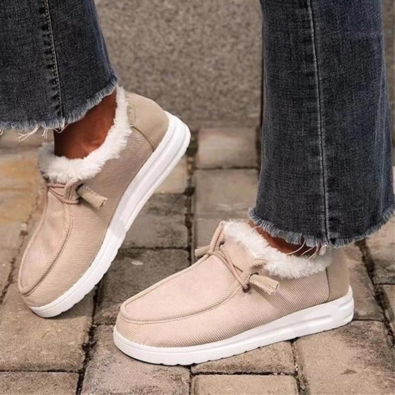 Damen Schlupfschuhe Winter Warm Casual Komfort