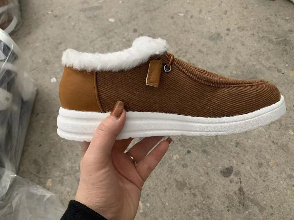 Damen Schlupfschuhe Winter Warm Casual Komfort