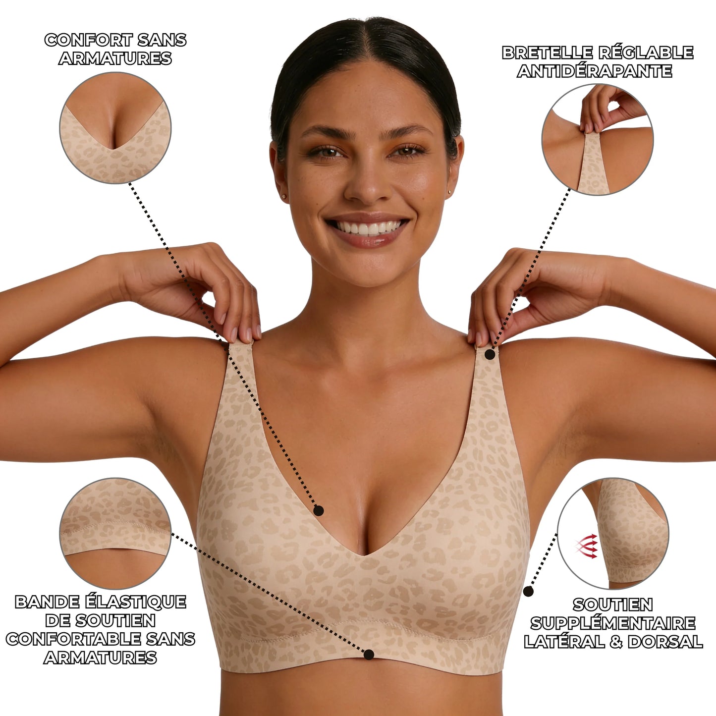Damen BH Komfort Fit Alltag Ultra-bequem wie zweite Haut