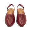 Slingbacks Damen Geflochten Spitz Elastischer Hinterriemen Alltag