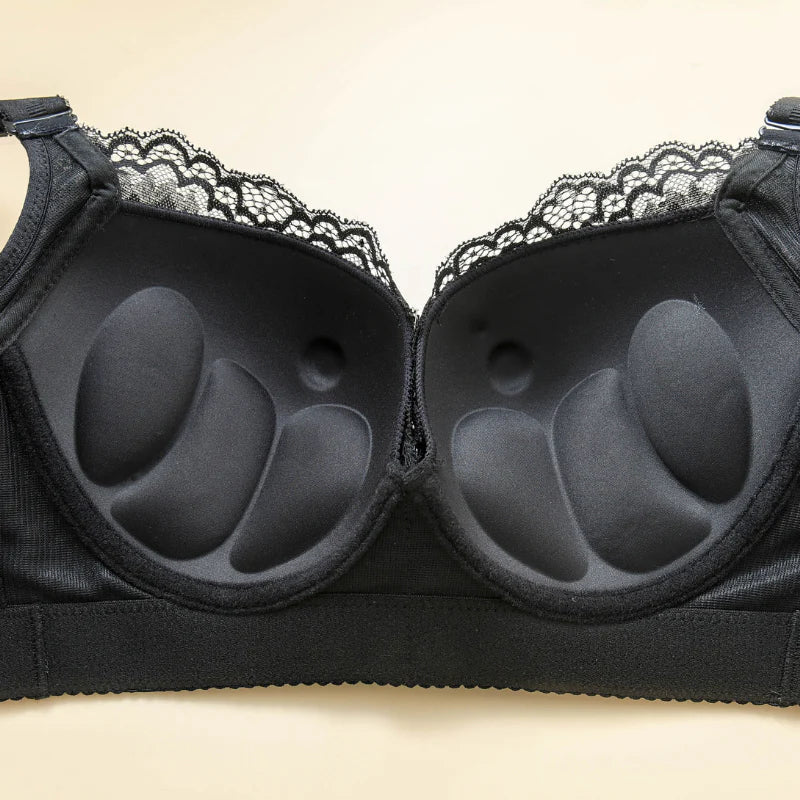 Damen Push-up BH Spitze Eleganter Komfort Alltag