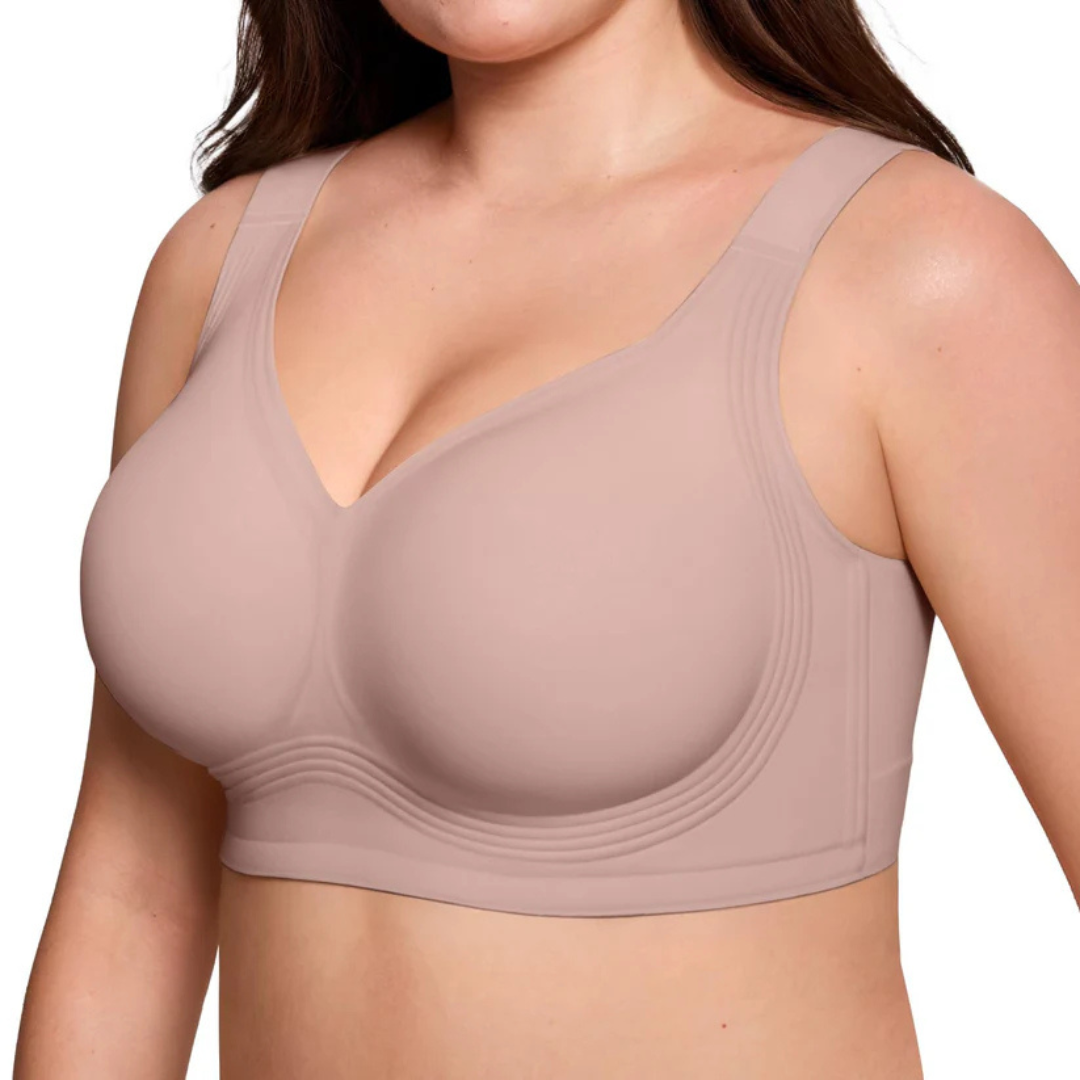 Bügelloser Damen BH Komfort Fit Unsichtbar Zweite Haut