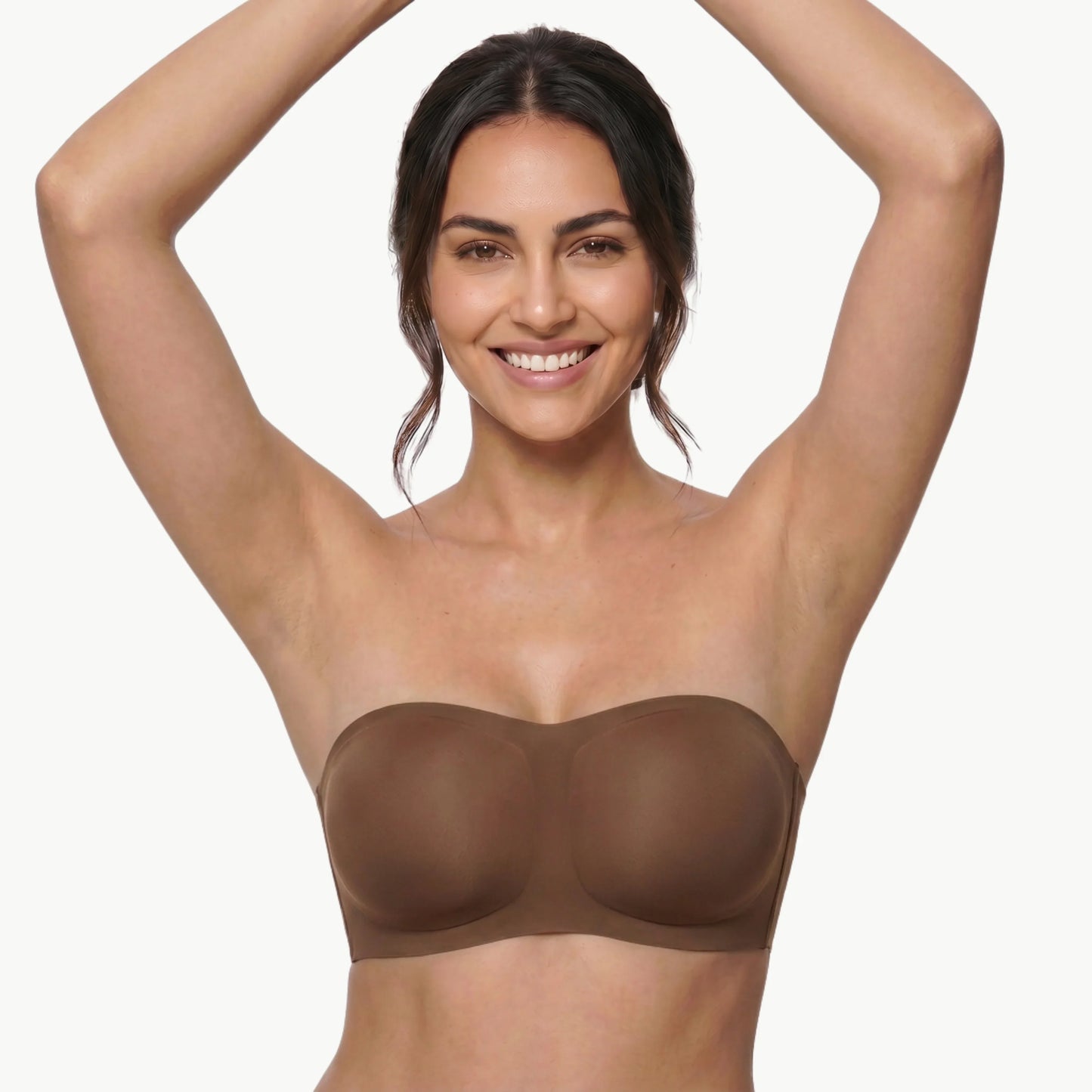 Trägerloser BH Damen Komfortabler Bügelloser Push-up Alltag