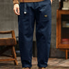 Utility-Hose Herren Relaxed Fit Casual Vintage-Stil