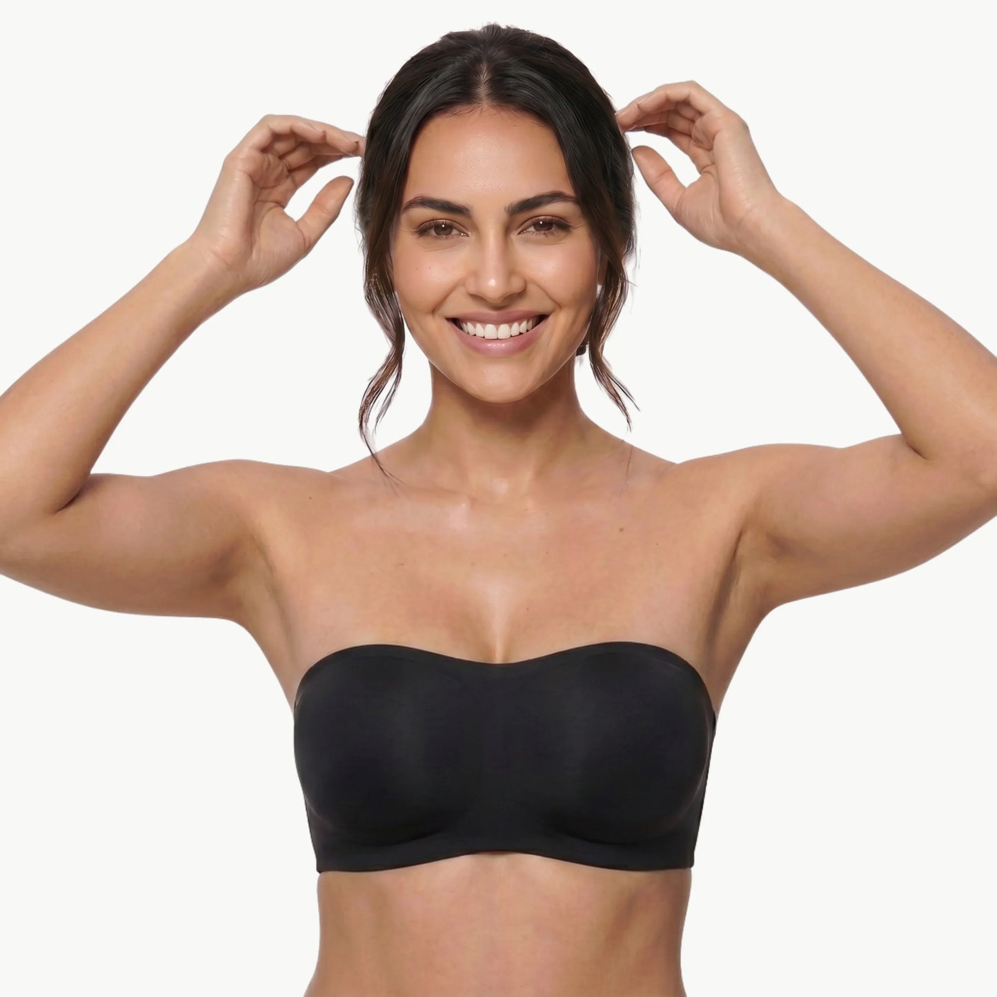 Trägerloser BH Damen Komfortabler Bügelloser Push-up Alltag