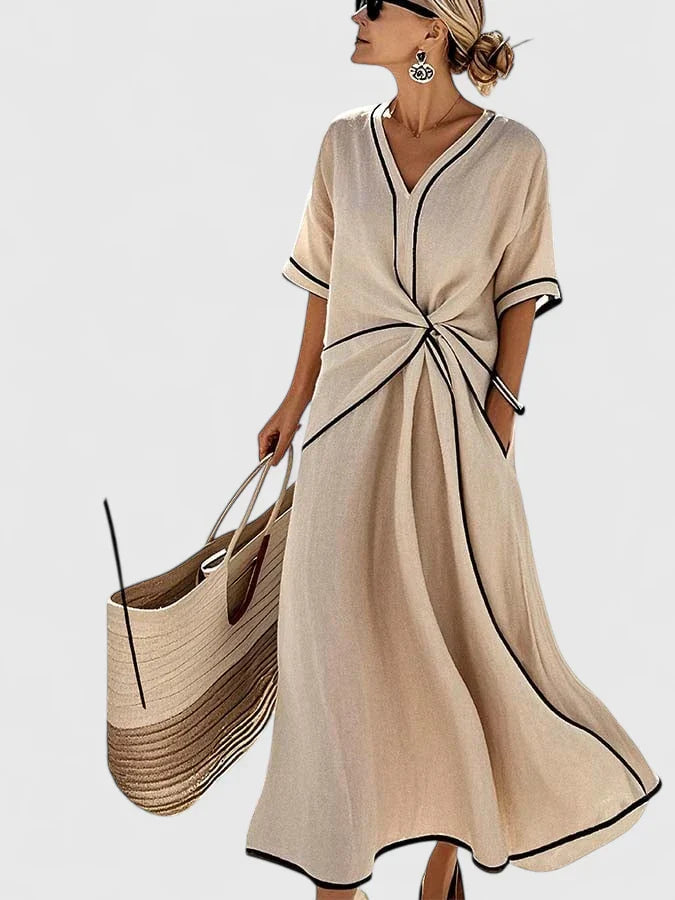 Elegantes Damenkleid Regular Fit Sommer Freizeit